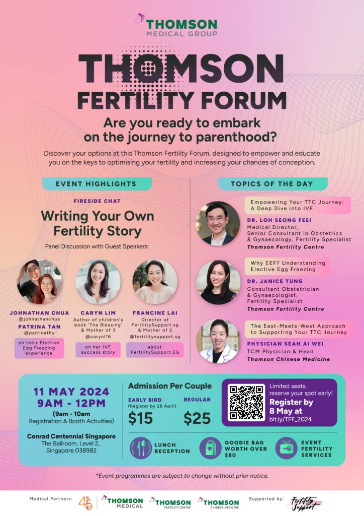 Thomson Fertility Forum 2024_Event Poster